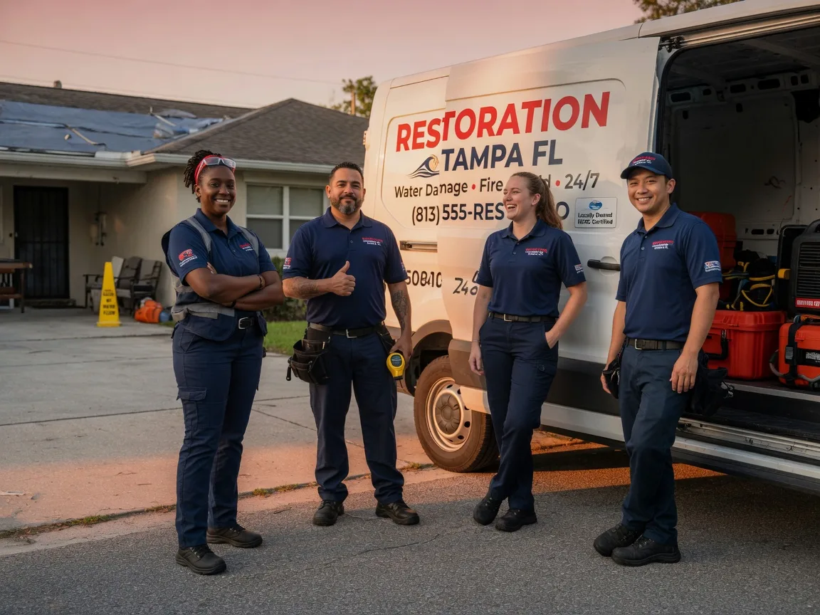 Water Damage Restoration company in Ingram, TX